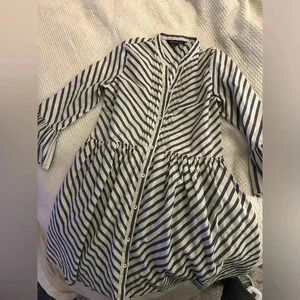 Blu & Blue Striped Dress